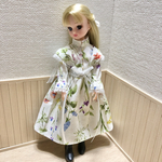 リカちゃん　アンティークドレス　アイボリー