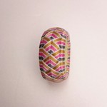 絹糸でかがったリング