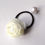 hair elastic♡Ranunculus♡white