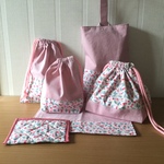 tk♡♡♡様ご依頼品リバティ🍒チェリードロップ🍒お弁当4点セット