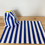 給食セット☆ブルーストライプ