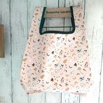 ベビーピンク【コンビニ弁当サイズ】レジ袋型エコバッグ
