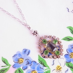 【春のSALE】ヴィンテージビジューのお守りネックレス