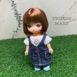 No,053-b ミキマキサロペスカート［濃インディゴ］