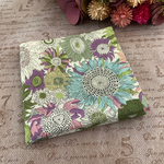✴︎送料無料✴︎25×25cm✴︎リバティガーゼハンカチ  スモールスザンナ（グリーン）