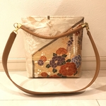 正絹　帯　リメイク ハンドメイド　トートバッ268