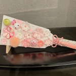 ちりめん羽子板（うさぎちゃん）