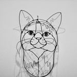 ワイヤークラフト　猫　Ⅻ