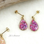 ▷クラッシュシェルR  ドロップ  ピアス/イヤリング◁