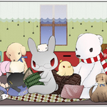 うさと仲間たちブランケット