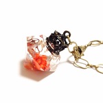 511-49 Carnelian オルゴナイトのバッグチャーム◎艶*.:★ orgonite ★:.* 