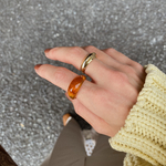 再入荷⚪︎𝖻𝗋𝗈𝗐𝗇,𝖼𝗅𝖾𝖺𝗋 𝗇𝗎𝖺𝗇𝖼𝖾 𝗋𝗂𝗇𝗀⚪︎