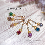 冬アクセサリー⛄️SnowMan⛄️カラフル雪だるまちゃんマスクチャーム♡ 