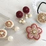 【イヤリング】ビーズ刺繍アクセサリーの福袋・イヤリング2【送料込】