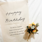 誕生日タペストリー