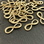 【3915】 10pcs twist charm ツイストひねりゴールド【a99】