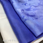 正絹胴裏羽二重　ネイビーブルー単色とムラ染めのセット