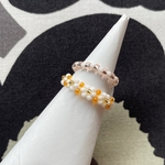 ビーズリング🌼セット　オレンジ