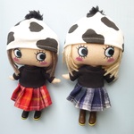 【K様お取り置き品】イルメール イーマリー　赤・青チェック・洋服セット