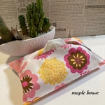 ［Sale］華やかな花柄のエコティッシュケースカバー