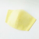 【夏マスク】【生地残りわずか】✨春夏の爽やかマスク✨イエロー＊二重マスク・ダブルマスクにも＊リネン＊オーガニックコットン＊立体マスク＊小顔マスク＊おしゃれマスク＊シンプル＊無地＊パステルカラー＊大人用