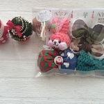 うさぎランドからのクリスマスヘアゴムセット