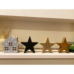 0210saori様専用ページ♡ウッドオブジェ   スター　ニコちゃん　置物　木製