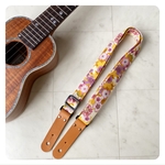 ウクレレストラップ[和桜］からし色