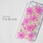 iPhone5/5s ケース 押し花 VividPink&Pink