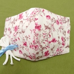 【3重構造】 小花 薔薇 マスク 大人 