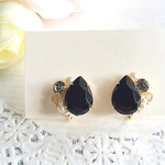 cool black bijou earring