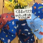【再55】送料込⭐️選べる車マスク2点セット❤️幼児子供立体ますく完成品⭐️幼児〜　小学校サイズ( マスクゴムの長さ調節できます)