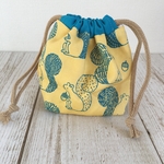 ミニ巾着　リスさん