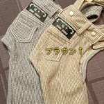 イタグレ服＊パンツ千鳥格子柄・ブラウン