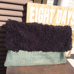 denim  プードルファーバッグ