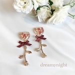 ❤︎rose classical pierce/earring❤︎