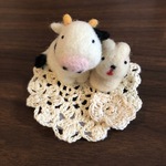 うさぎさんとうしさん　お正月のお飾りに 2