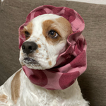 冬仕様❤︎ドッド柄　ピンク　中型犬用スヌード　犬用スヌード