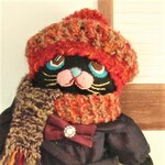 poppopisanさま♪　お取り置きです～　　　　　着せ替え　猫人形 （94）