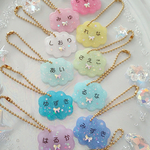 1番人気❣️キラキラつやつやお名前バッグチャーム⭐