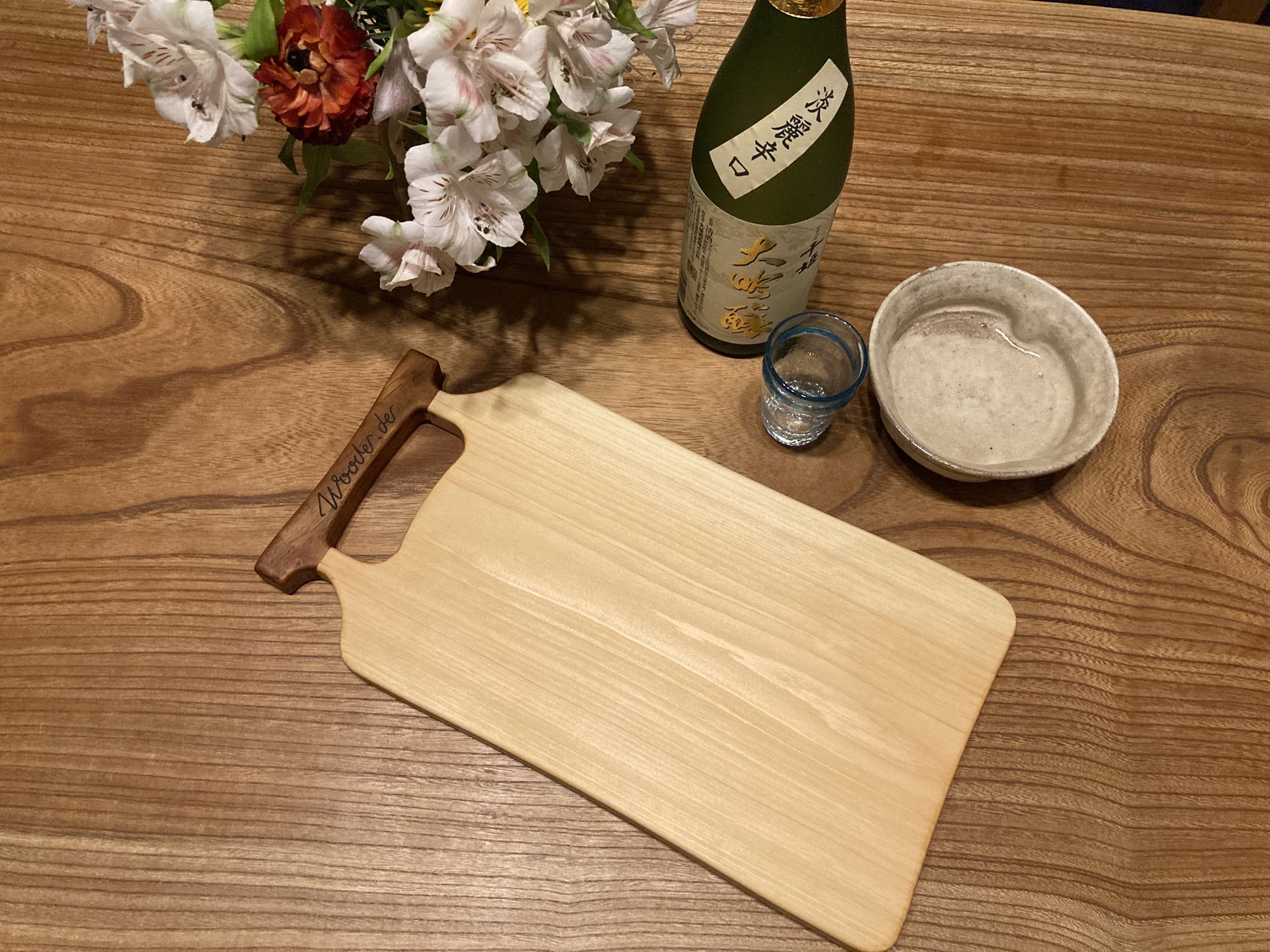 限定2枚》ウォールナットと黒柿のカッティングボード - woode_de
