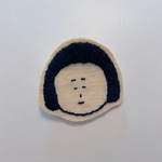 【送料無料】顔ブローチ(大)