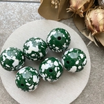 6pcs Handmade* 資材 B-124 painted beads