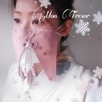 着物によく合うフェイスベールマスク