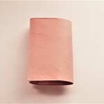 【アウトレットセール】牛革　文庫本サイズ　ブックカバー 　桜ピンク