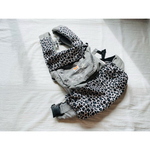 レオパード　グレー　抱っこ紐カバー3点セット