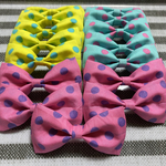 犬用チョーカー トリミングチョーカー ❤︎ ドットリボン