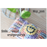Smile◡̈⋆snood꙳★*ﾟorange×purple