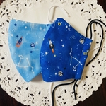 今年も入荷☆大人サイズ ニット柄ホワイト おしゃれな抗菌マスク marikoro