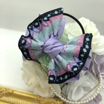 ２匹の蝶々柄×銀糸ラベンダー♡ flapping ribbon bymarinco 